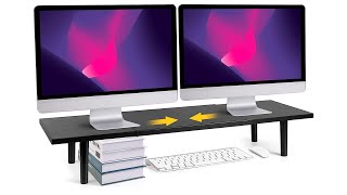 Across Star Dual-Monitor Stand Riser For Desk Adjustable Length by J2 Review 63 views 5 months ago 1 minute, 42 seconds