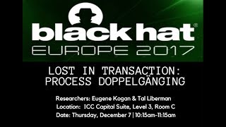 Process Doppelganging Attack