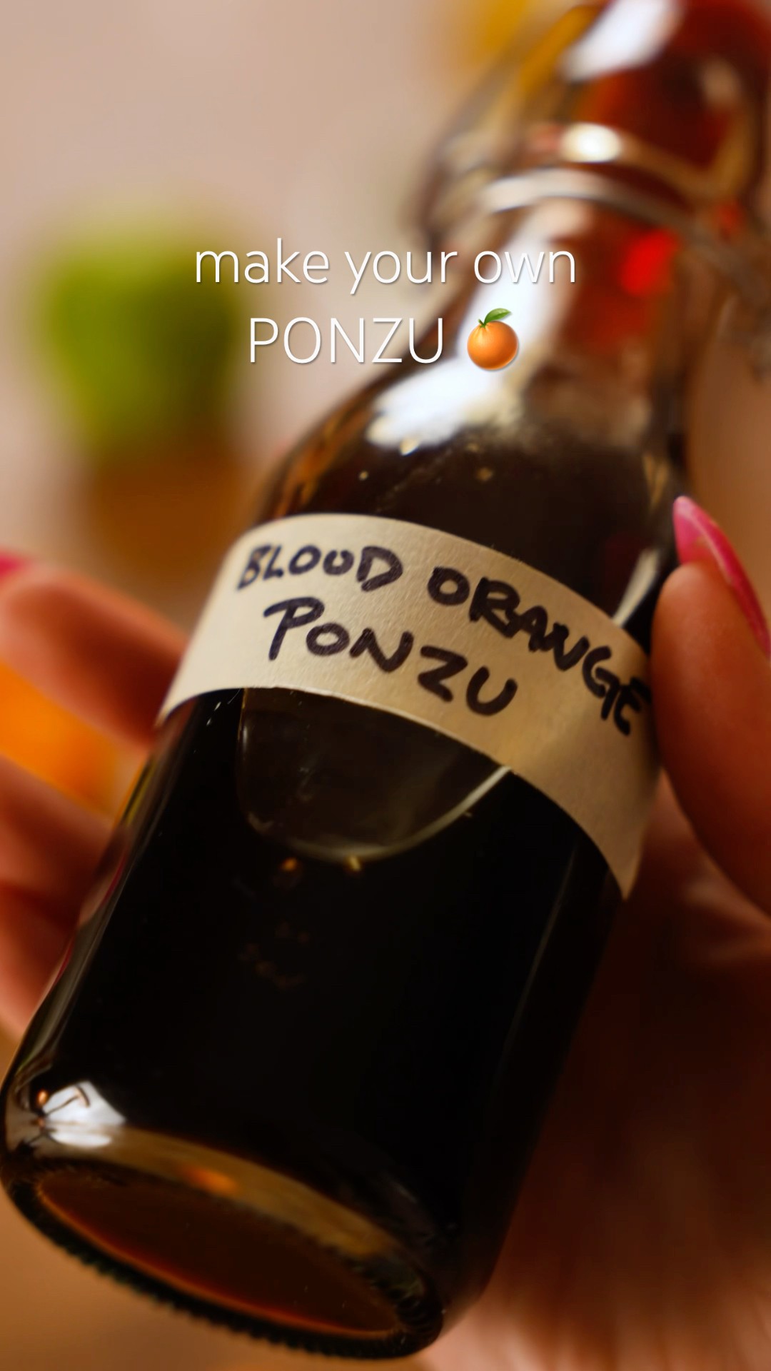 Make your own PONZU 🍊 #cookingshorts #easyrecipe #japanesefood