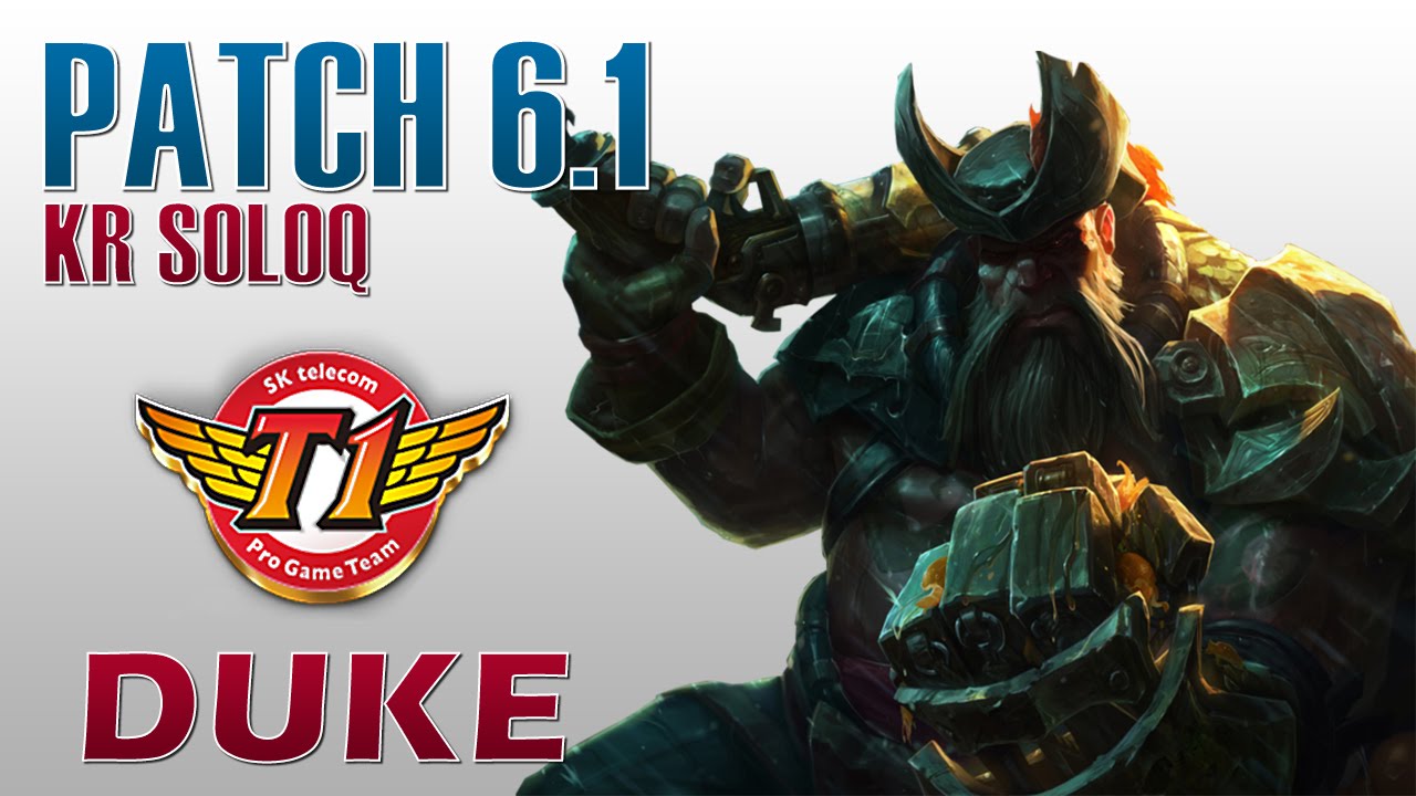 SKT T1 Duke - Gangplank Top Lane - KR SoloQ
