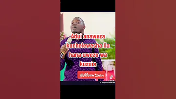 MUNGU AKIAMUA KUKUBALIKI HAKUNA AWEZAE KUKU ZUIA 