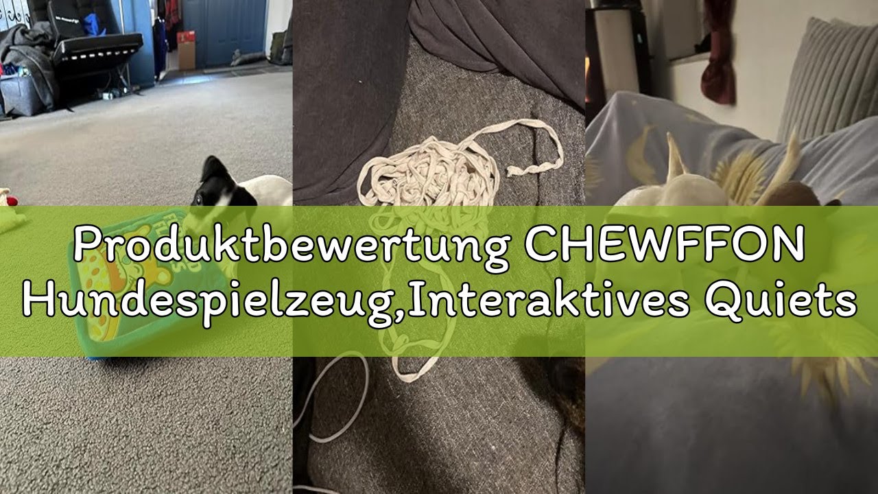 Produktbewertung CHEWFFON Hundespielzeug,Interaktives Quietschendes, Intelligenzspielzeug für Welpen