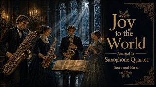 Joy to the World - Arranged for Saxophone Quartet. Score and Parts.