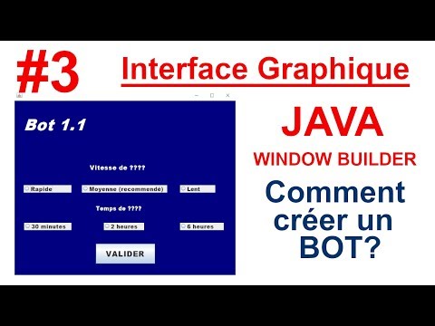 Comment créer un BOT ? JAVA Interface Graphique / ButtonGroup  #3