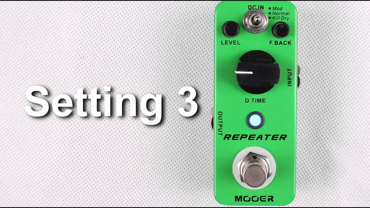 Mooer Repeater Digital Delay Micro Pedal
