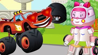 Blaze And The Monster Machines Robot 🤖 Parte 4 | Monster Machines Blaze Car Monster Truck