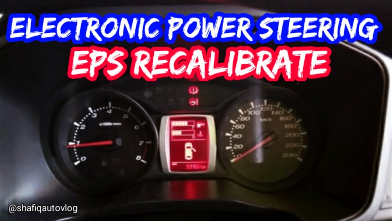 37 Electronic Power Steering (EPS) Recalibrate Proton Iriz First Model YouTube