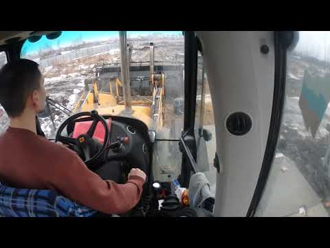 Работа на Экскаватор - погрузчике JCB