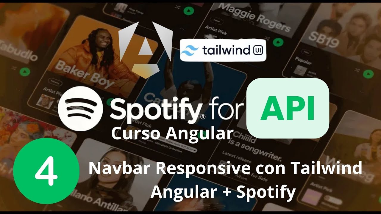 4️⃣ Navbar Responsive con Tailwind | Angular + Spotify - YouTube