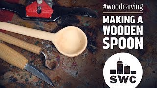Making a wooden spoon