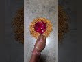 Easy Flower Rangoli  #shorts #ytshorts #rangoli #viralshorts