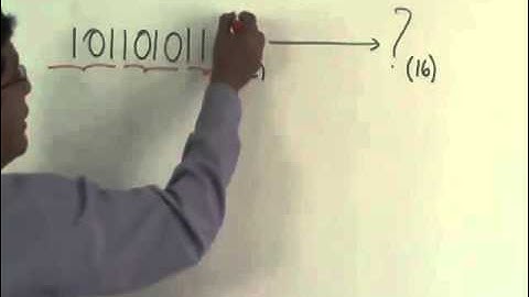 Convertir de Binario a Hexadecimal