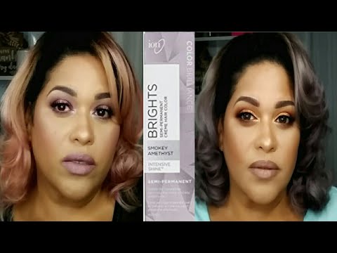 Ion Brights Semi Permanent Cream Hair Color Smokey Amethyst L