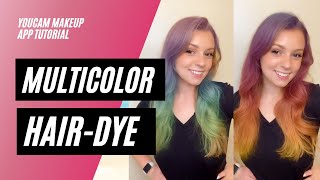 How to do Multi-color Hair Transformation with YouCam Makeup screenshot 4