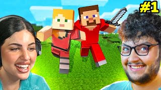 عالم ماينكرافت جديد مع صبا 🤩| Minecraft