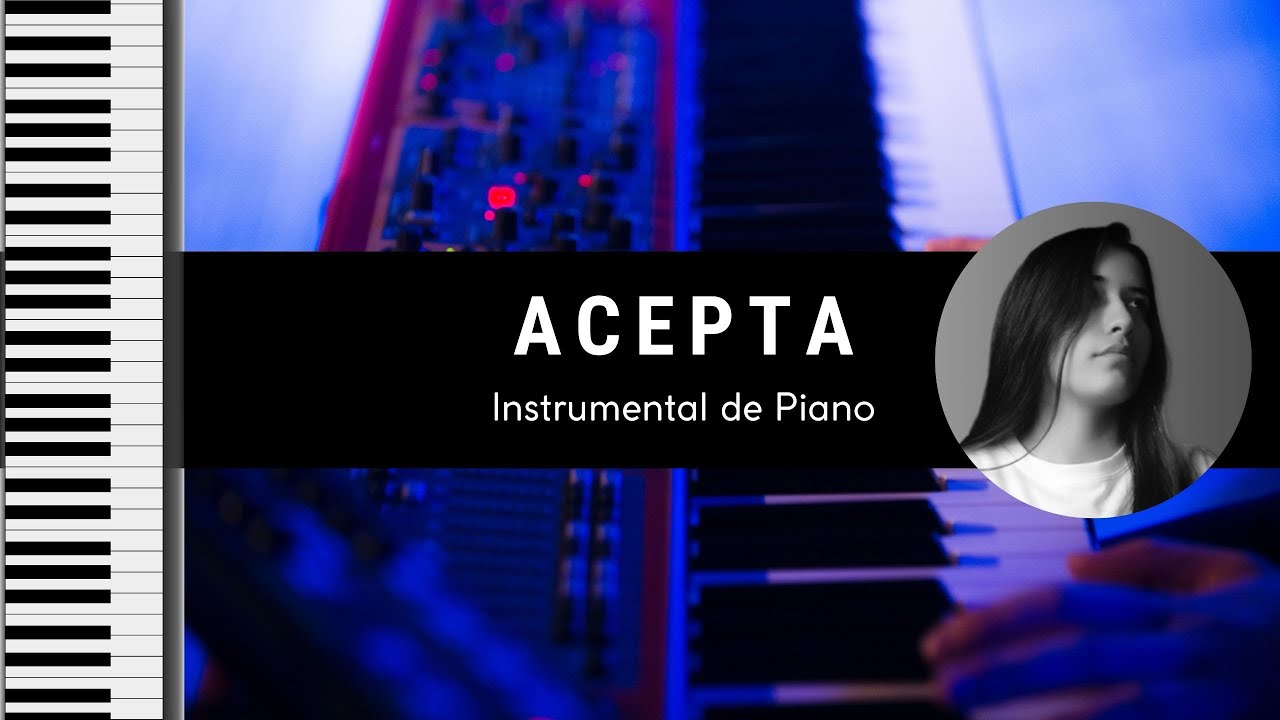 ⚫ACEPTA⚫Barak | Piano instrumental | Letra | 🎹✨