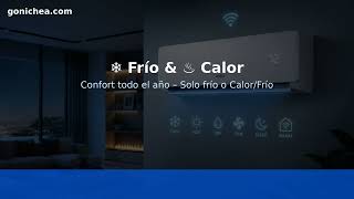 Mini Split WiFi Premium Levella® – Frío & Calor Todo el Año | Gonichea