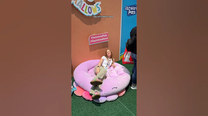 I Found A Giant Squishmallow Bed! #cats #pets #shorts #dogs #vlog