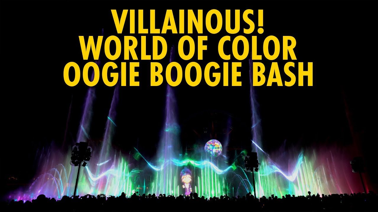 Villainous World Of Color At Oogie Boogie Bash Disneyland Youtube