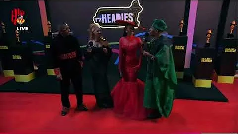 JUMA JUX AND PRISCILLA OJO AT THE 17th Headies Awards RED CARPET.