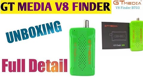 Gt MEDIA V8 finder Unboxing Full Detail Checking 25-08-2021