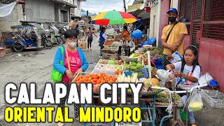 Filipino Food Market in CALAPAN CITY | ORIENTAL MINDORO PROVINCE - WALKING TOUR & PALENGKE VISIT