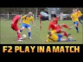 F2Freestylers Play in a real Match!