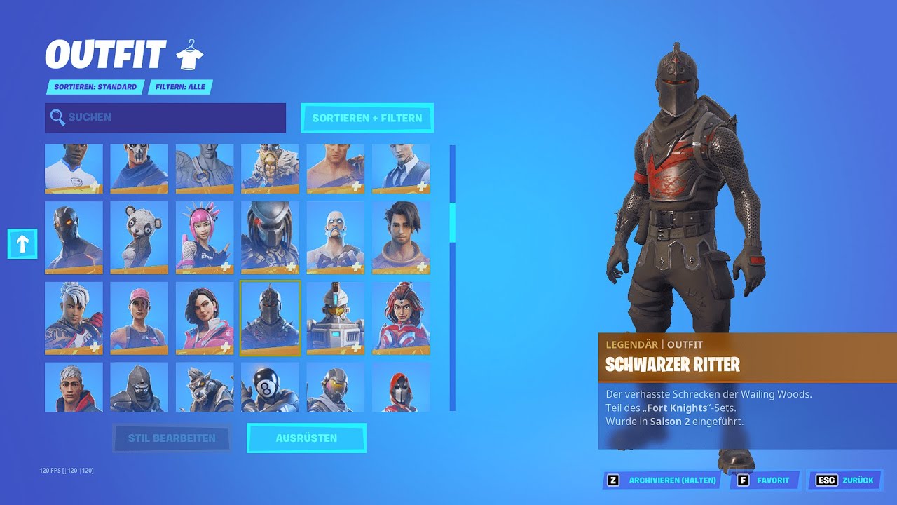 Fortnite Account Kaufen Ps4 Schwarzer Ritter Ich verkaufe meinen Fortnite OG Account! (Schwarzer Ritter und mehr