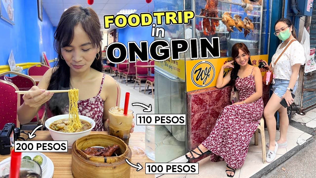 MGA MURANG KAINAN SA ONGPIN | Binondo Vlog