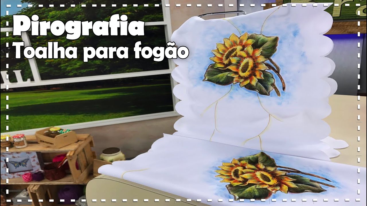 TOALHA PARA FOGÃO com Alessandra Palante - Programa Arte Brasil - 19/06/2017