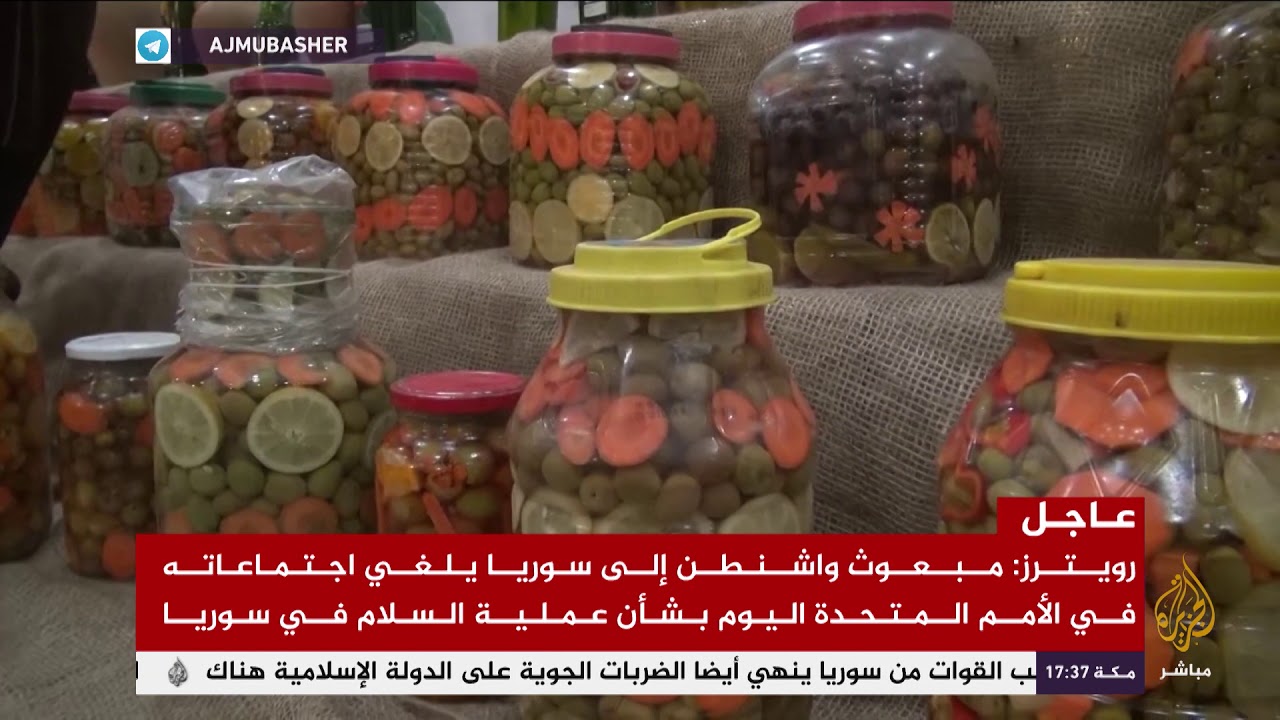 معرض في ريف إدلب لمنتجات الزيتون والمعدات الزراعية