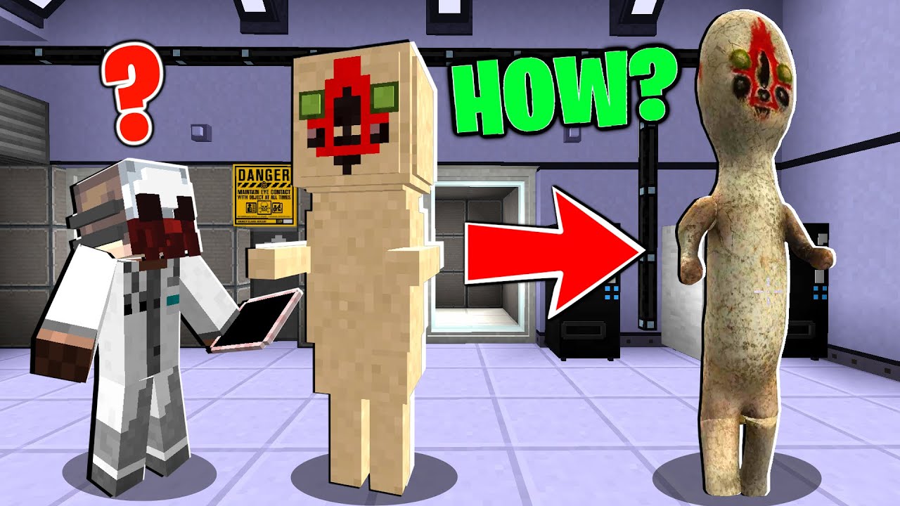 I Became Realistic SCP-173 in MINECRAFT! - Minecraft Trolling Video 