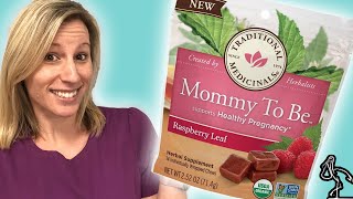 RED RASPBERRY LEAF TEA PREGNANCY | Traditional Medicinals Mommy To Be RASPBERRY TEA CHEWS VS. TEA