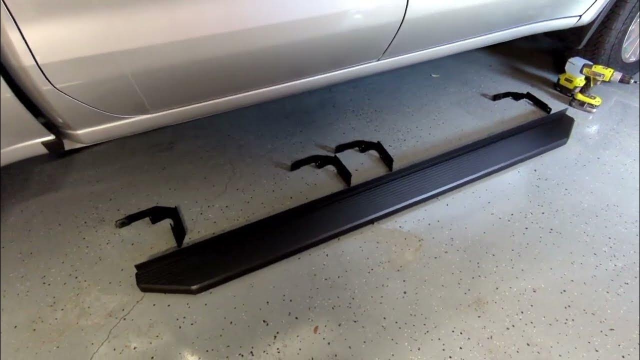 APS iBoard Running Board Silverado Install YouTube