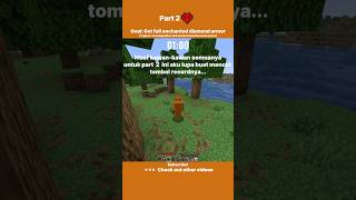 Part 2, Project 1 Minute Minecraft Hardcore Vanilla #minecraft #java #minecrafthardcormode #fyp