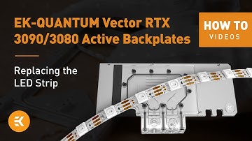 Replacing the LED Strip on EK Active Backplates | EK HOW TO