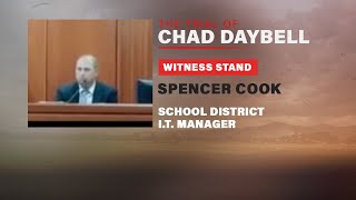 FULL TESTIMONY: Sugar City School Dist. I.T. employee Spencer Cook testifies at Chad Daybell trial