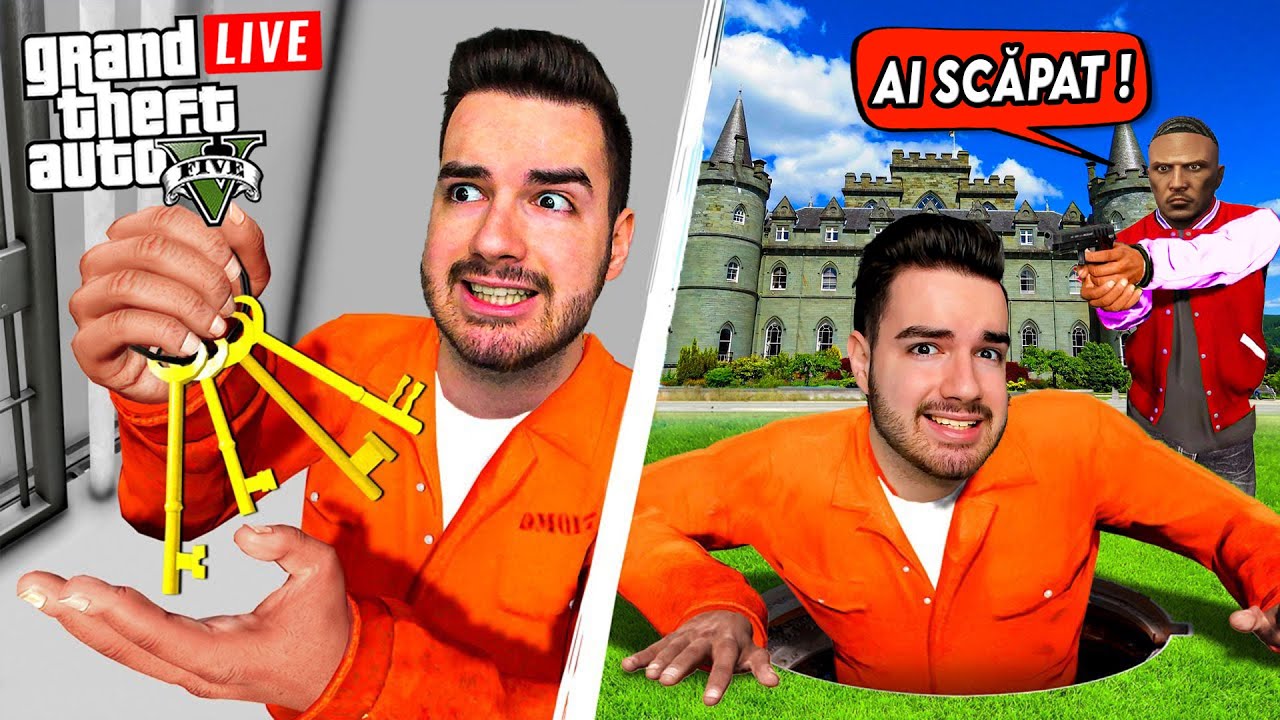 ⛔MARIUSEL evadează din CASTELUL MAFIEI - Gta 5 Real Life #16