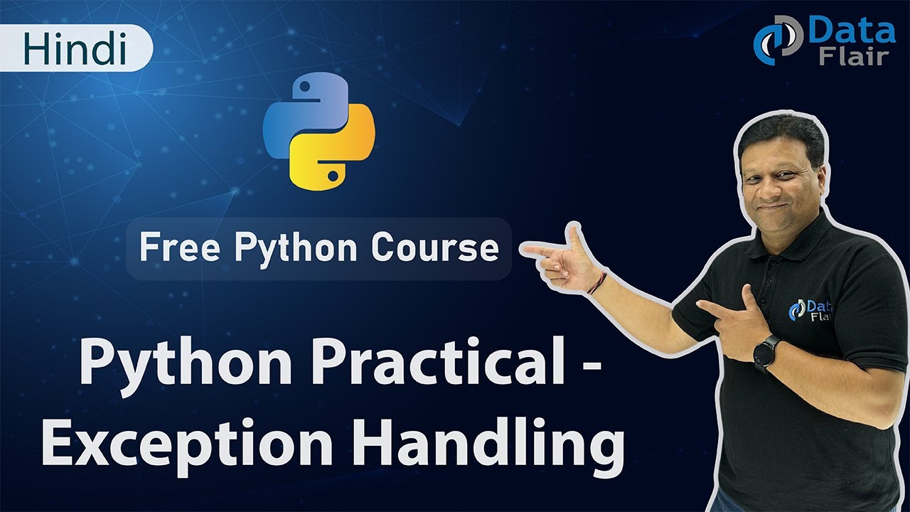 Python basics of exception handling in Hindi 