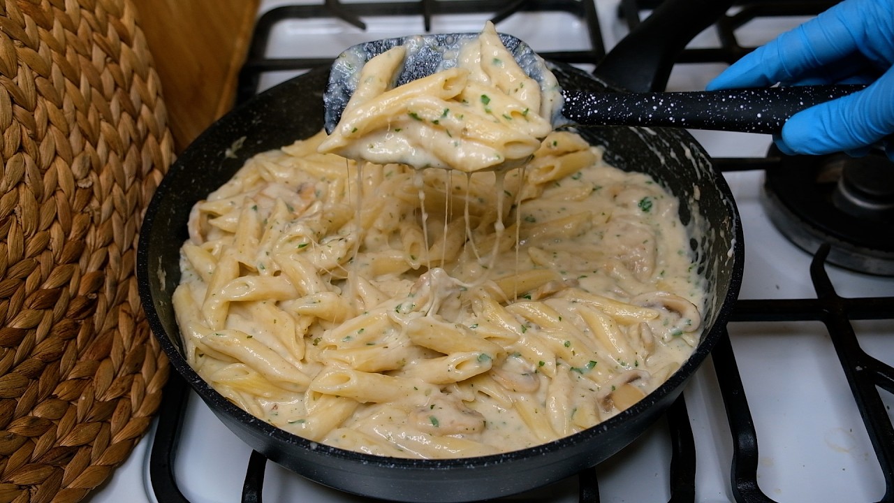 معكرونة النايمين 🤭 اسهل معكرونة بالحليب والجبن لجوع آخر الليل رح تعتمدوها داايما