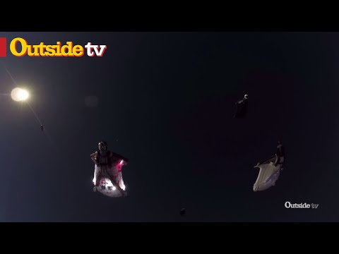 First-Ever Wingsuit Formation Through Full Solar Eclipse