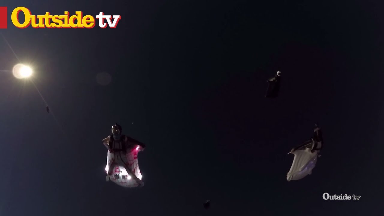 First-Ever Wingsuit Formation Through Full Solar Eclipse