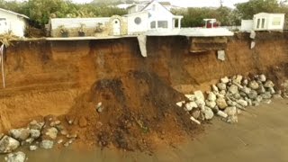Coastal Erosion Pacifica Ca Jan 11,2017 Drone Footage