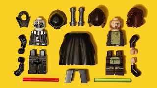 LEGO Obi-Wan Kenobi VS. Darth Vader Epic Fight | Unofficial Minifigure | Star Wars