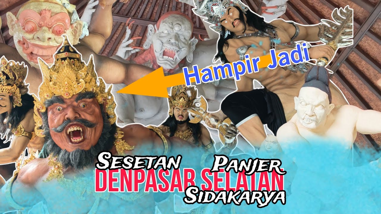 100% Terbaru wii‼️Hampir jadi, Progres Ogoh Ogoh Denpasar Selatan 2026