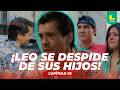 ¡Leo se despide de sus hijos y regresa a Estados Unidos! 😢✈️ | Valentina Valiente - Capítulo 62