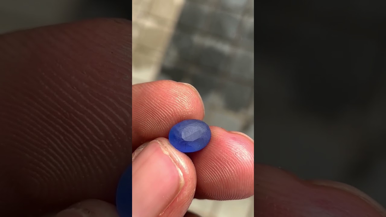 💎 The Art of Perfection – Royal Blue Sapphire Transformation 🔦✨