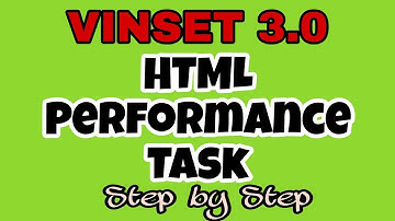 VINSET 3.0 Performance Task