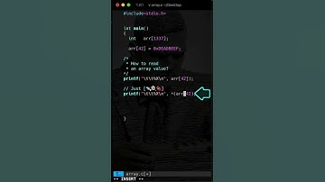 With arrays, how is that arr[42] == 42[arr]?