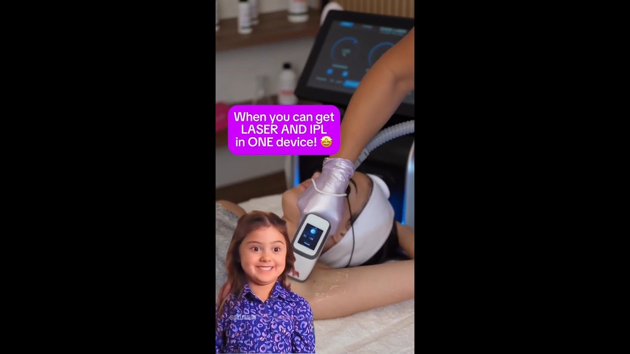 LuxeLight!Get laser hair removal AND IPL in one machine!